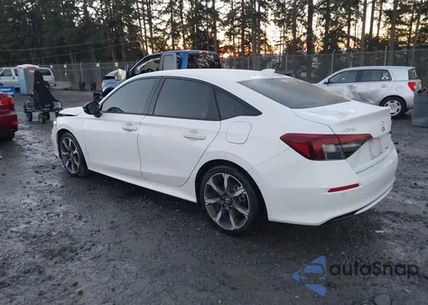 2025 Honda Civic Hybrid Sport/Sport Touring from USA, damaged, VIN 2HGFE4F82SH323305